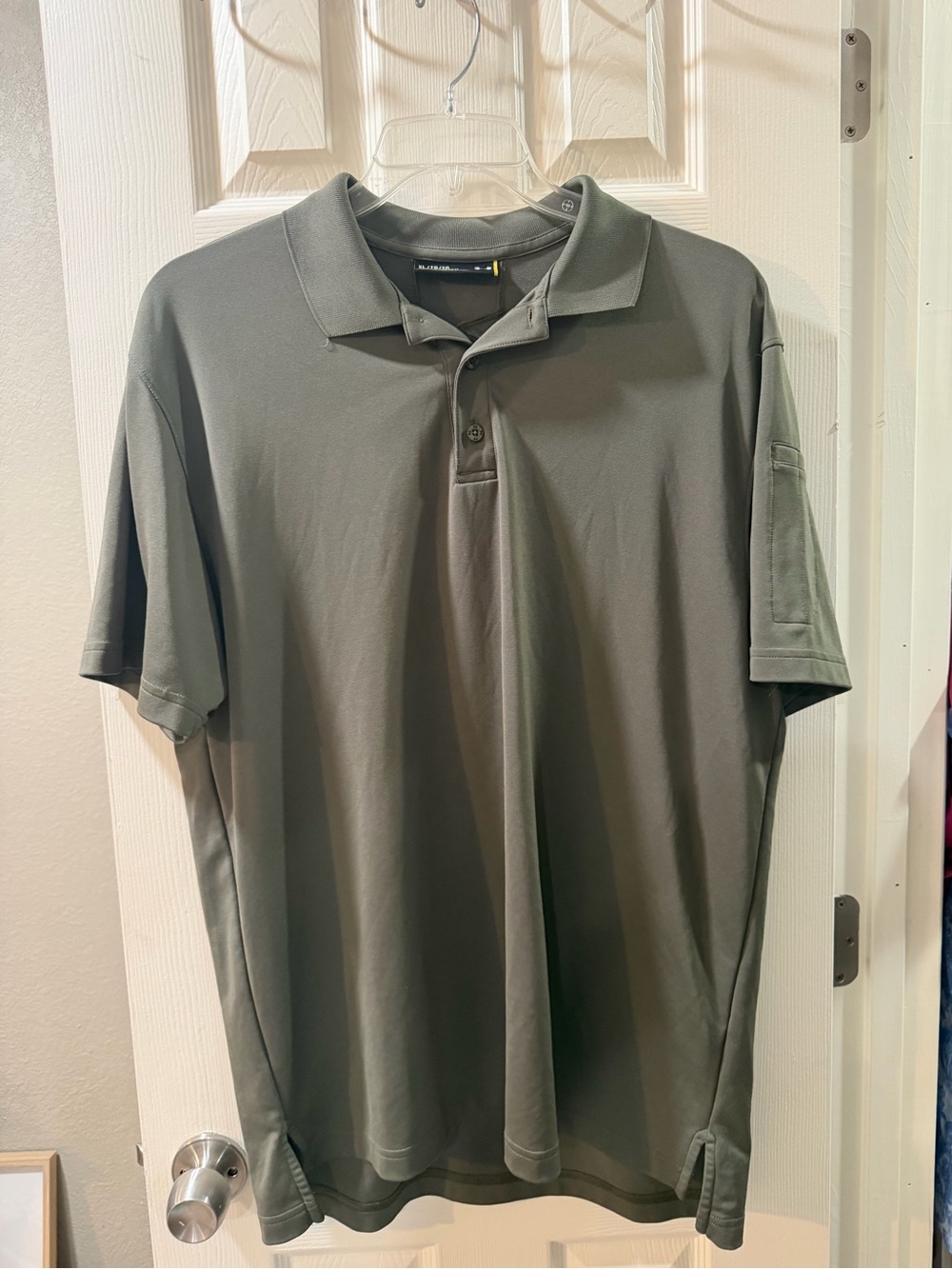 Under Armour Olive Polo Shirt with Sleeve Pocket